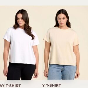 2 Nuuds Everyday T-Shirt white & bone, Medium